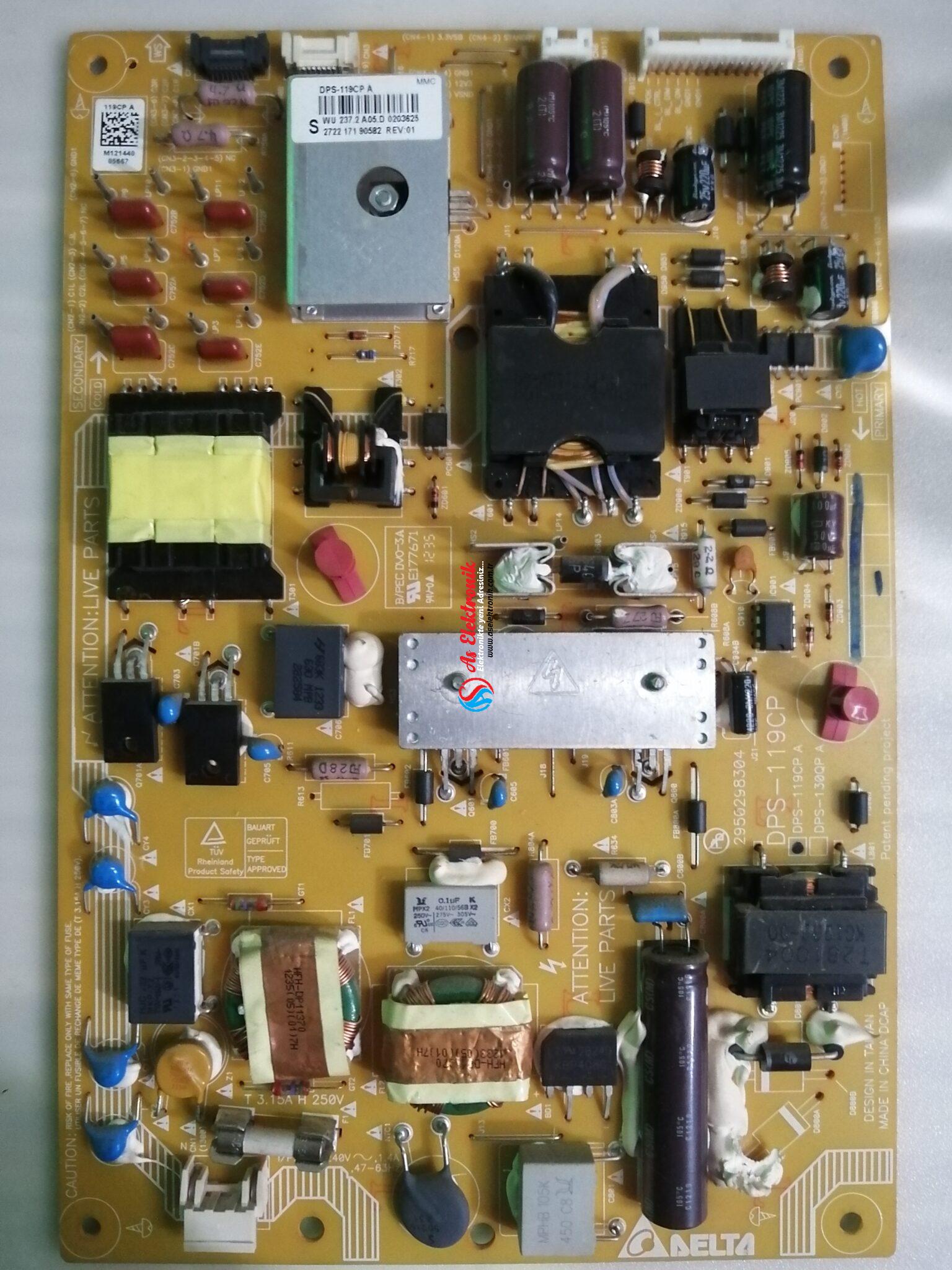 PHILIPS, DPS-119CP A, 2722 171 90582, REV.01, 2950298304, Philips ...
